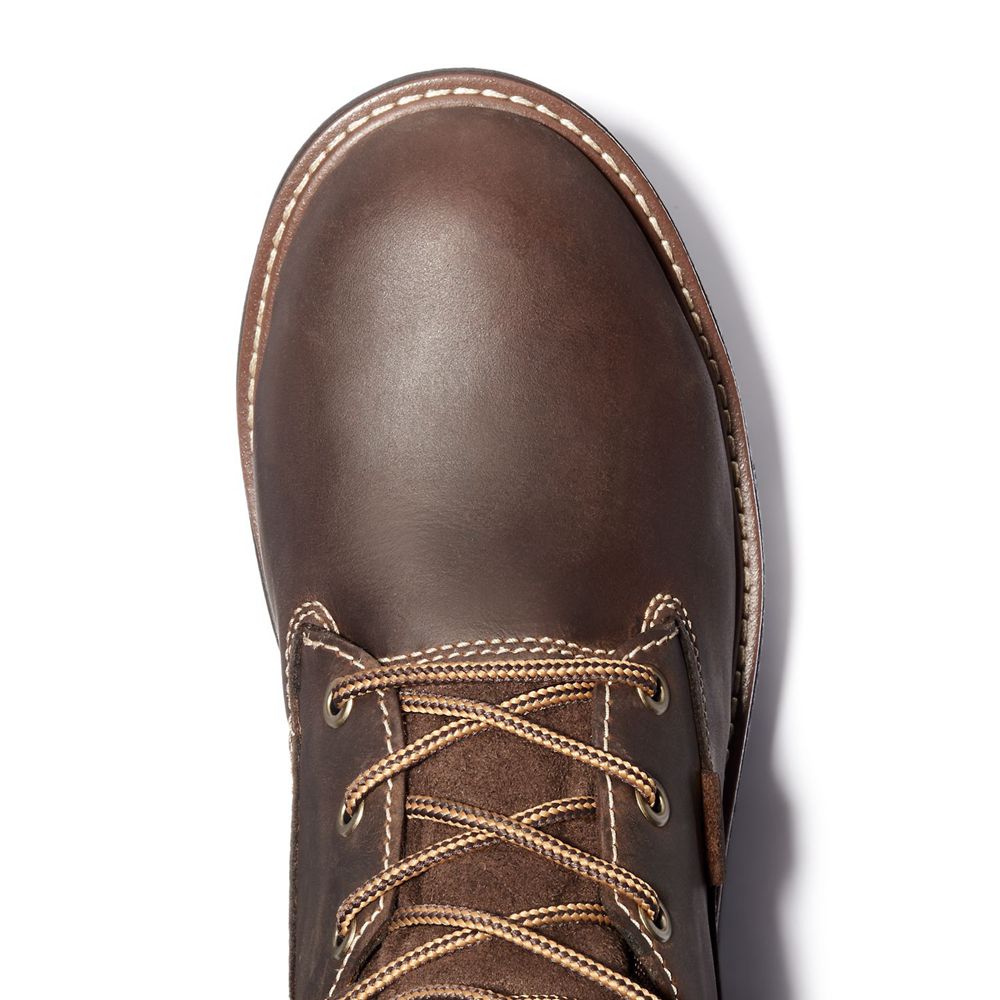 Timberland Μποτακια Εργασίας Γυναικεια Βαθυ Καφε - Pro® Hightower 6” Alloy Toe - Greece 5941876-PQ